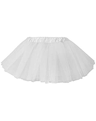Amazon.com : Girls Ballet Tutu White : Athletic Dance Skirts : Clothing