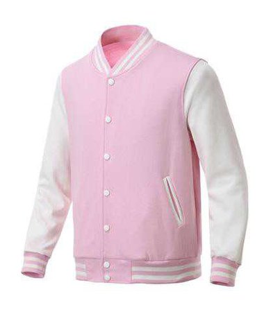 Pink letterman jacket