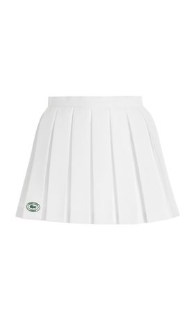 X Lacoste Tennis Pleated Skirt By Sporty & Rich | Moda Operandi