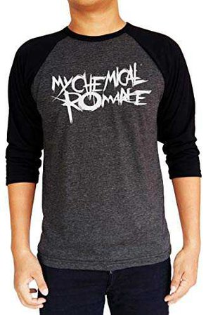 Amazon.com: My Chemical Romance MCR Logo Baseball Tee Raglan 3/4 Sleeve T Shirt: Clothing