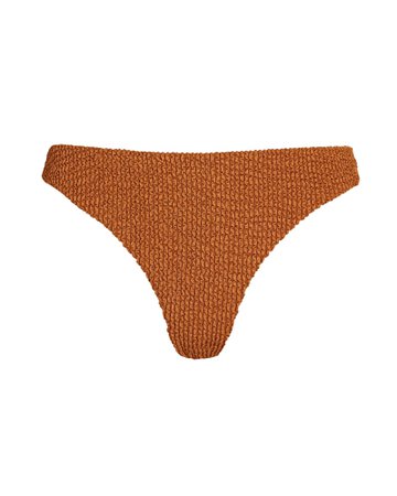 Veronica Beard Marau Smocked Bikini Bottoms | INTERMIX®