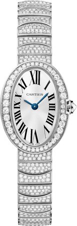 CRHPI00327 - Mini Baignoire watch - Mini, 18K white gold, diamonds - Cartier