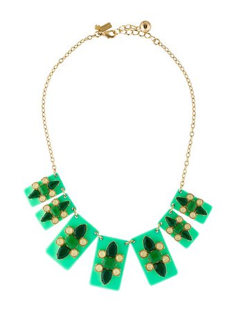Kate Spade New York Resin Embellished Collar Necklace - Necklaces - WKA108362 | The RealReal