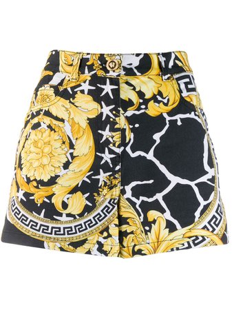 Versace Baroque print shorts $690 - Buy Online AW19 - Quick Shipping, Price