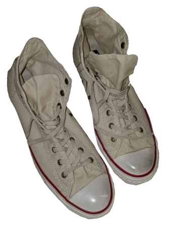 dirty white converse