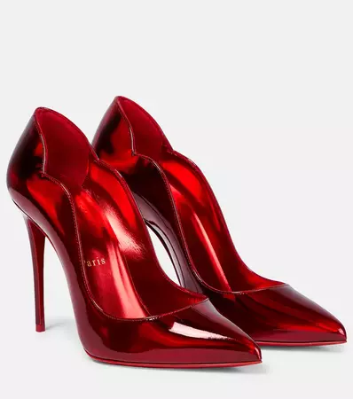 Hot Chick 100 Patent Leather Pumps in Red - Christian Louboutin | Mytheresa