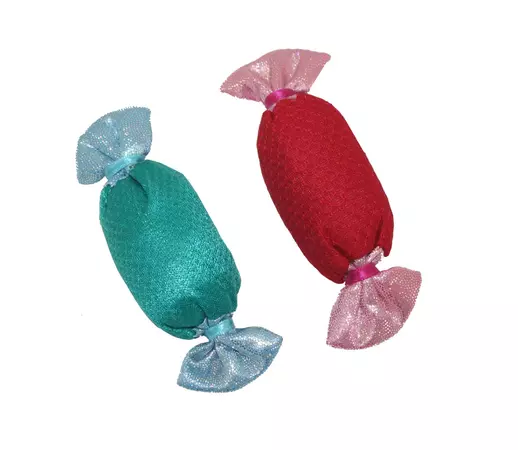 Multipet Assorted Candy Crinkle Cat Toy, 2 Per Pack