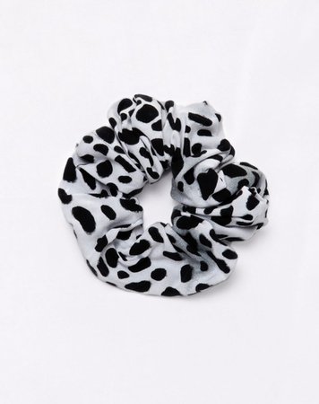 90's Dalmatian Hair Tie | Scrunchie - Motel Rocks – motelrocks.com