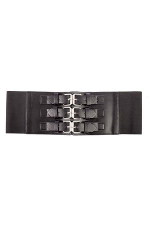 Chor Corset Black Belt by Poizen Industries | Gothic