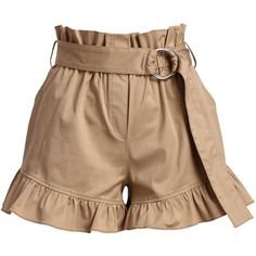 brown shorts