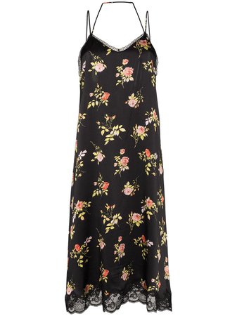 R13 Floral Print Slip Dress - Farfetch