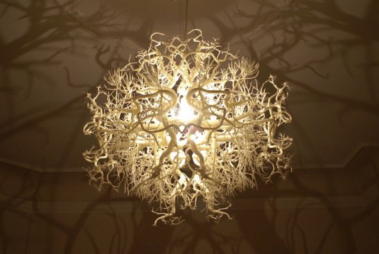 shadow paper chandelier