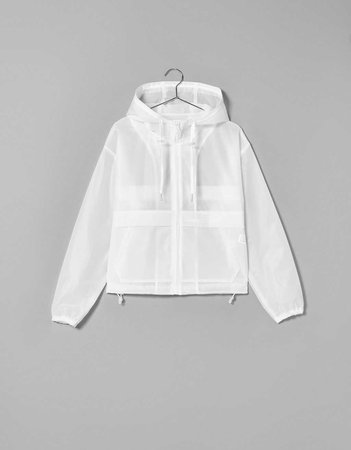 Transparent jacket - Jackets - Bershka Portugal