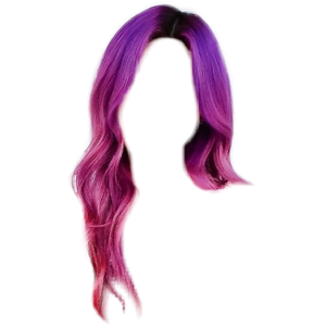Purple Pink Hair PNG