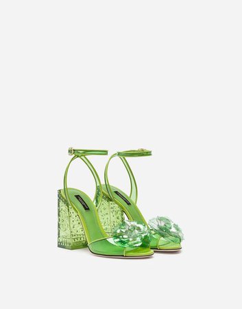 Green Cinderella Sandals