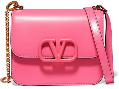 Garavani Vsling Small Leather Shoulder Bag - Pink