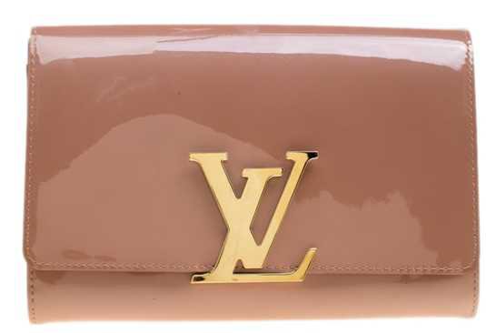 Louis Vuitton Louise clutch Nude patent