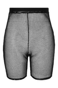 fishnet cycling shorts