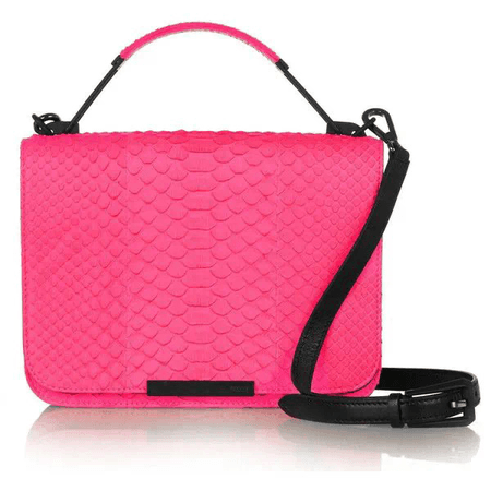 Pink and Black Colorblock Bag