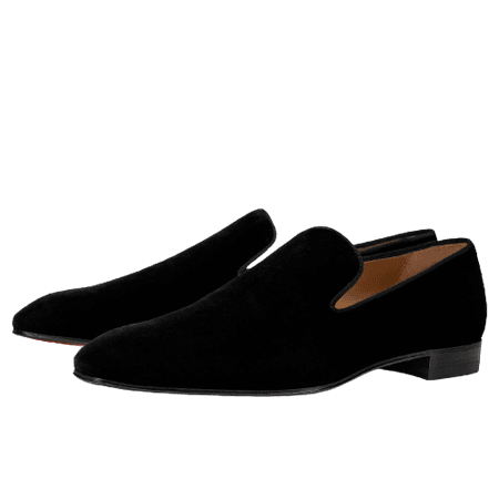 Christian Louboutin, Dandelion Flat Velvet Loafers