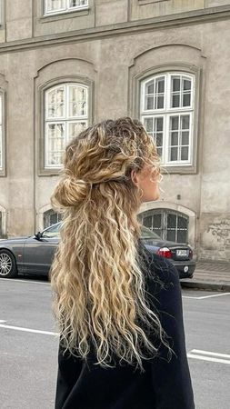 blonde hair curly hairstyle - Google Search