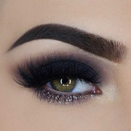 Eyes Makeup Black Smokey Eye Make-up Look for green eyes – Eyes Makeup