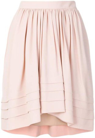 flared asymmetric skirt