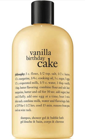 vanilla birthday cake philosophy