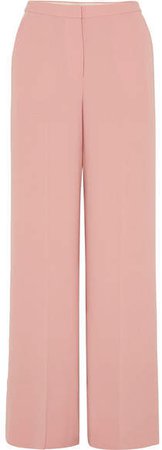 Harmon Crepe Wide-leg Pants - Pink