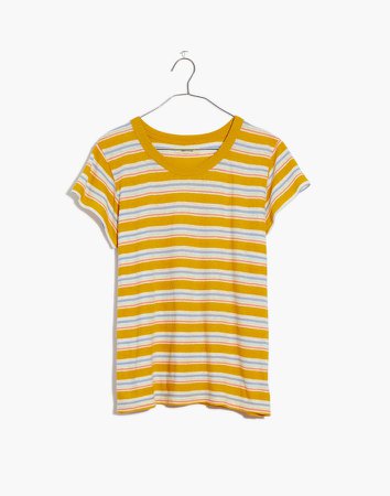 The Perfect Vintage Tee in Upson Stripe