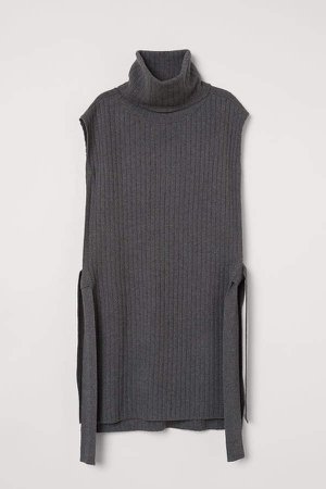 Knit Cashmere-blend Tunic - Gray