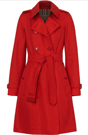 Burberry trenchcoat red