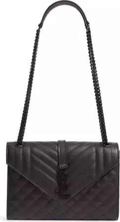 Saint Laurent Medium Monogram Quilted Leather Shoulder Bag | Nordstrom
