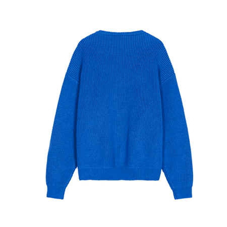 Blue SIDEL Embroidery Knitwear Sweater | JessicaBuurman