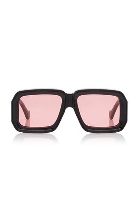 Paula's Ibiza Oversized Square-Frame Acetate Sunglasses By Loewe | Moda Operandi