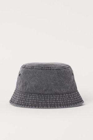 Washed-look Bucket Hat - Black - Men | H&M US