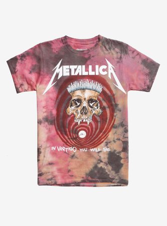*clipped by @luci-her* Metallica The Shortest Straw Tie-Dye T-Shirt