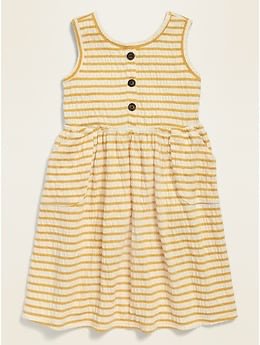 yellow stripe dress