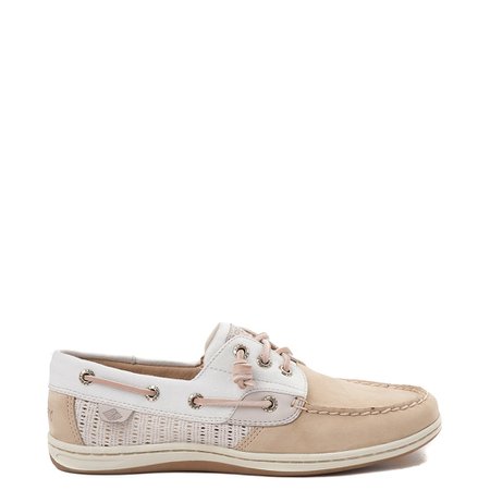 Womens Sperry Top-Sider Songfish Boat Shoe - Ivory / Rose | Journeys