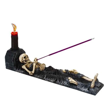 *clipped by @luci-her* Skeleton Grave Incense Burner - CC8277 - Medieval Collectibles