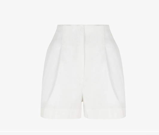 White denim shorts $750.00 |Fendi