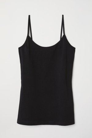 Basic Camisole Top - Black - Ladies | H&M US
