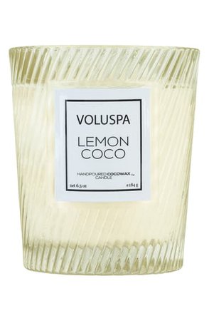 Voluspa Macaron Classic Textured Glass Candle | Nordstrom