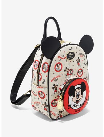 Her Universe Disney100 Mickey Mouse Club Vintage Mini Backpack | Hot Topic