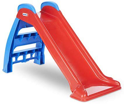 Amazon.com: Little Tikes First Slide (Red/Blue) - Indoor / Outdoor Toddler Toy: Toys & Games