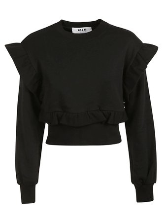 Msgm Cropped Flared Top