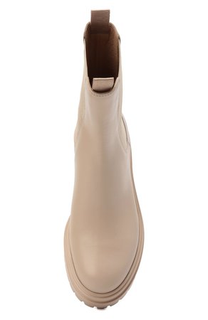 Женские светло-бежевые кожаные ботинки GIANVITO ROSSI — купить за 78250 руб. в интернет-магазине ЦУМ, арт. G73462.20G0M.CLNM0US