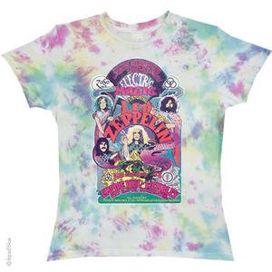 Led Zeppelin Electric Magic Tie Dye Ladies T-Shirt – Sunshine Daydream
