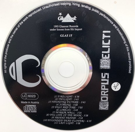 Corpus Delicti – Twilight (1993, CD) - Discogs