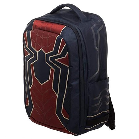 Amazon.com: Spiderman Bag, New Avengers Costume Style Red with Blue, Back to School Backpack: Clothing